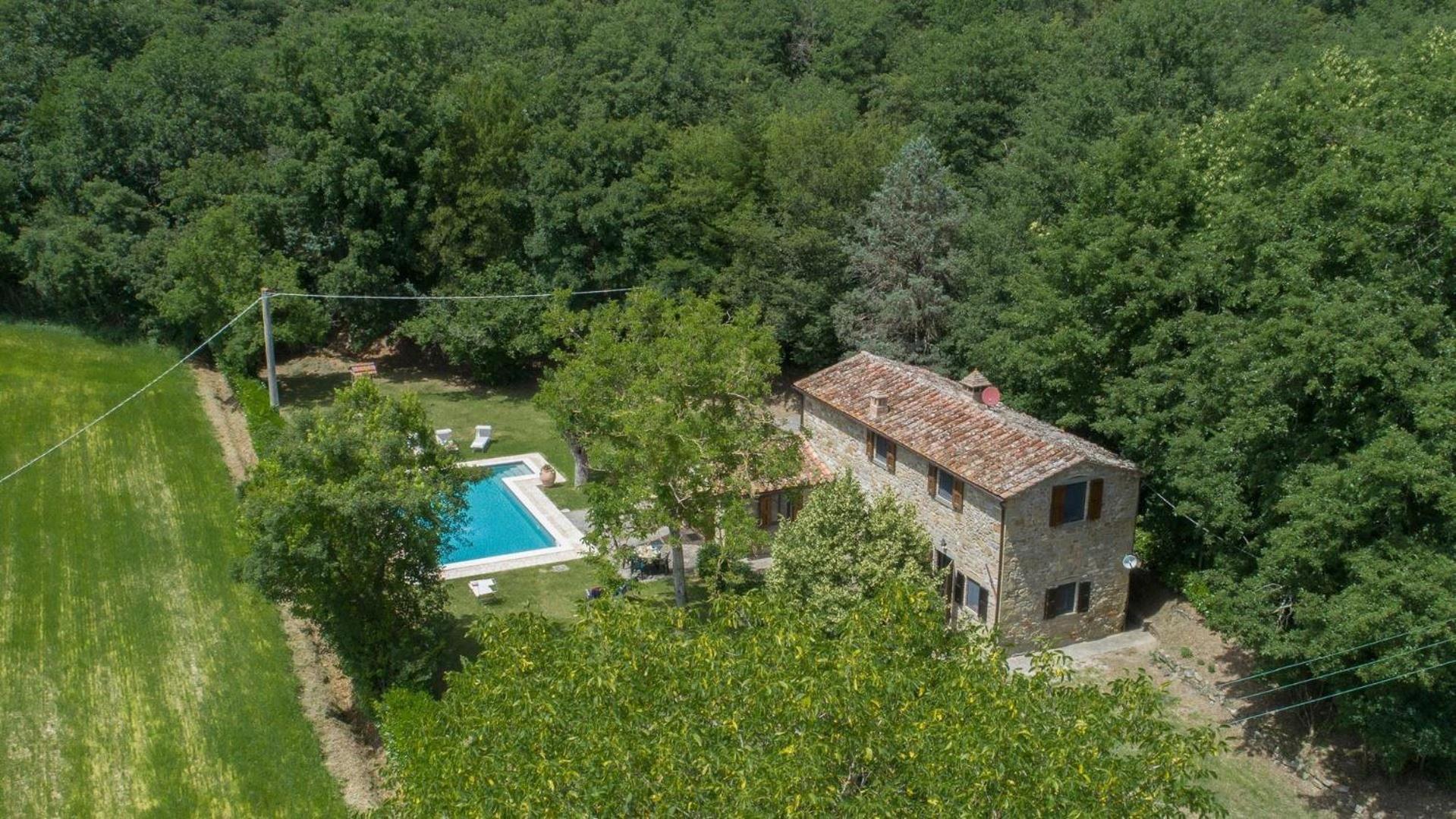 La Mita Villa Кортона Екстериор снимка